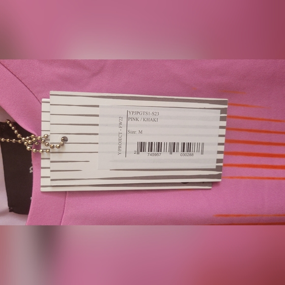 Y/PROJECT-Pink Jean-Paul Gaultier Edition Layered Long Sleeve T-Shirt - Picture 9 of 9